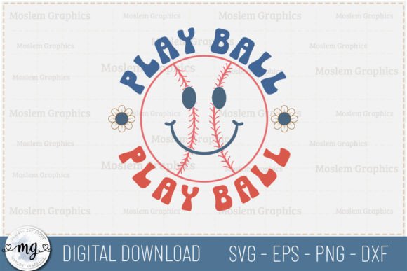 Download Play Ball - Retro Baseball SVG - Play ball Collection